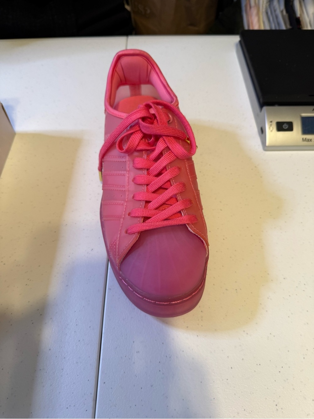 adidas Original super star jelly shoes solar pink